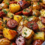 Linguicinha Assada com Batata e Maionese Cremosa - Receita com Afeto