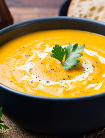 Creme de Abóbora com Gengibre - Receita com Afeto