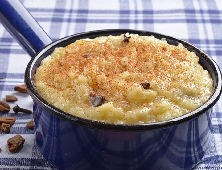 Arroz doce cremoso - receita com afeto