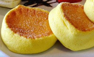 Bolinho nuvem japonês - receita com afeto