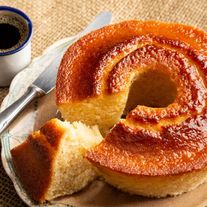 Bolo Chama-Família - receita com afeto