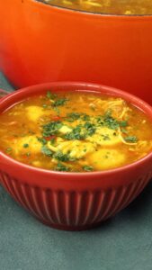 Caldo de ovo - receita com afeto