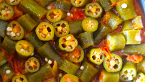 Quiabo refolgado - receita com afeto