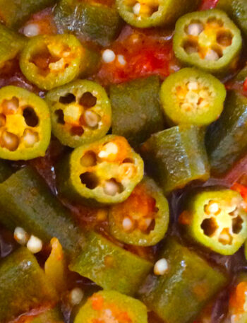 Quiabo refolgado - receita com afeto