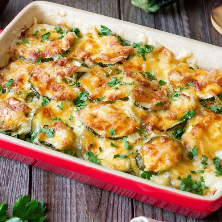 abobrinha de forno - receita com afeto