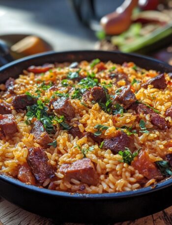 arroz carreteiro - receita com afeto