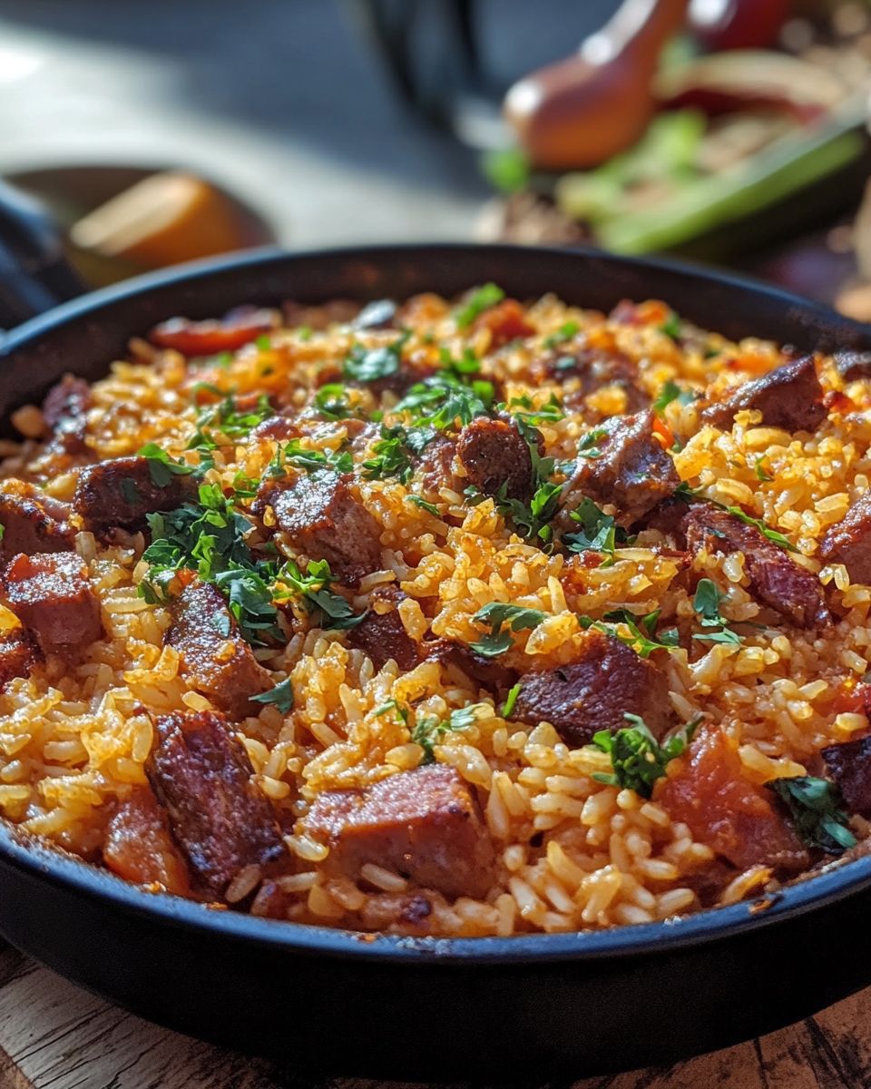 arroz carreteiro - receita com afeto