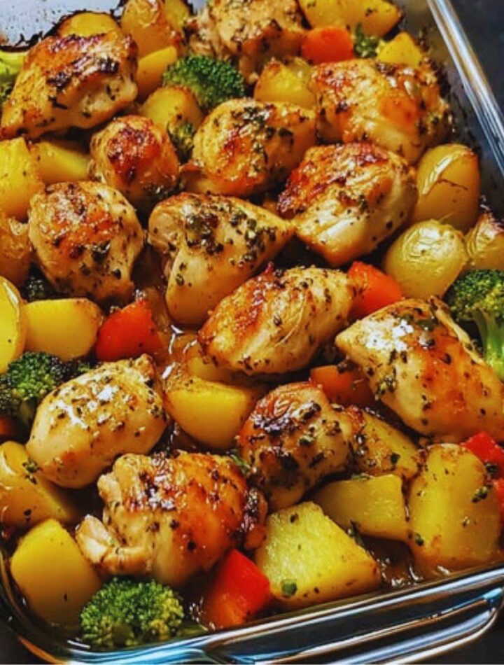 frango assado com batatas ao forno - receita com afeto