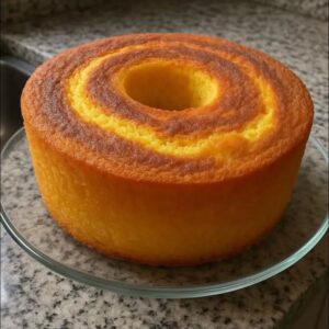 bolo de maizena com fubá - receita com afeto