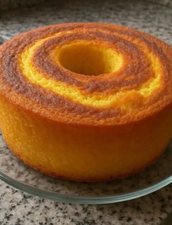 bolo de maizena com fubá - receita com afeto