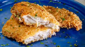 Filé de Tilápia Empanado - Receita com Afeto