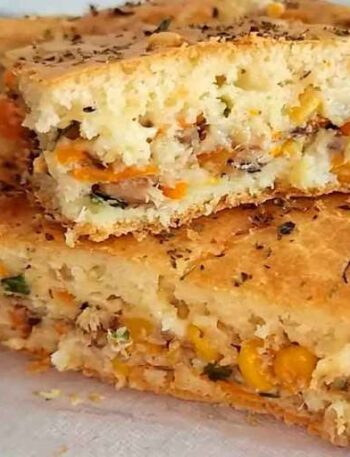 torta de sardinha - Receita com Afeto