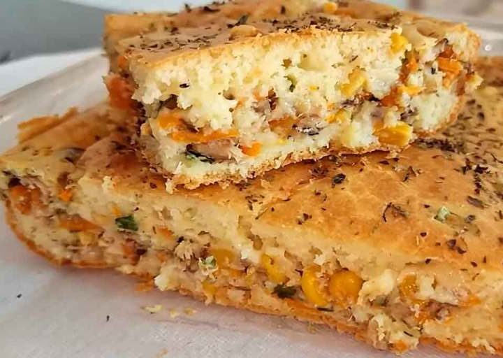 torta de sardinha - Receita com Afeto